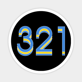 Down Syndrome Awareness 321 Magnet